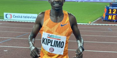Jacob Kiplimo wins the 500m race in Ostrava