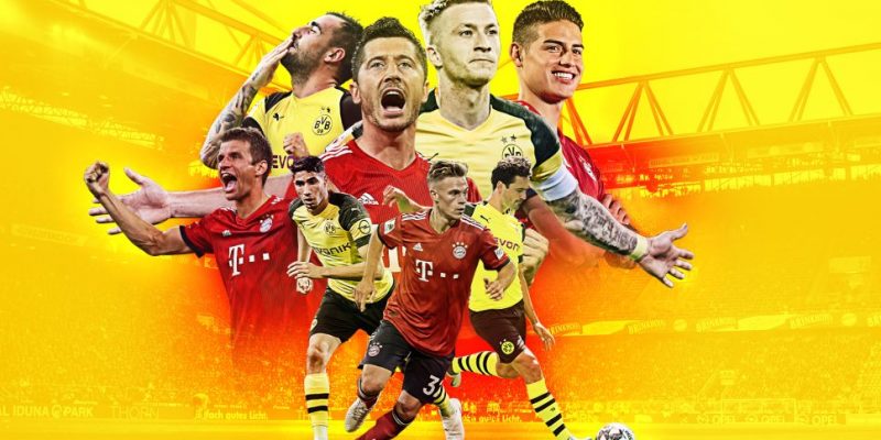 Place it Der Klassiker - Bayern vs Dortmund - the Touchline Sports