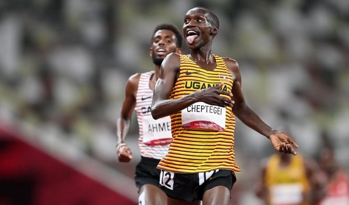 The Touchline Sports - Cheptegei wins Uganda another gold medal at the Tokyo games
