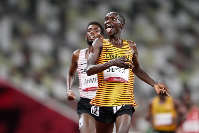 The Touchline Sports - Cheptegei wins Uganda another gold medal at the Tokyo games