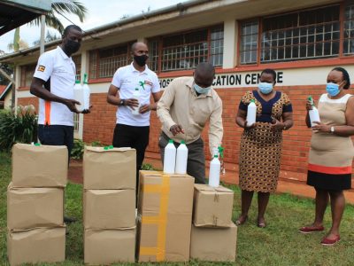 The Touchline Sports - Fortebet donates to Jinja Hospital items worth 10M
