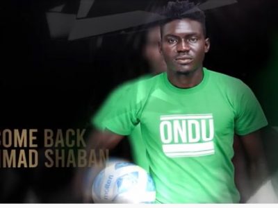 The Touchline Sports - Muhammad Shaban: striker completes move back at Onduparaka