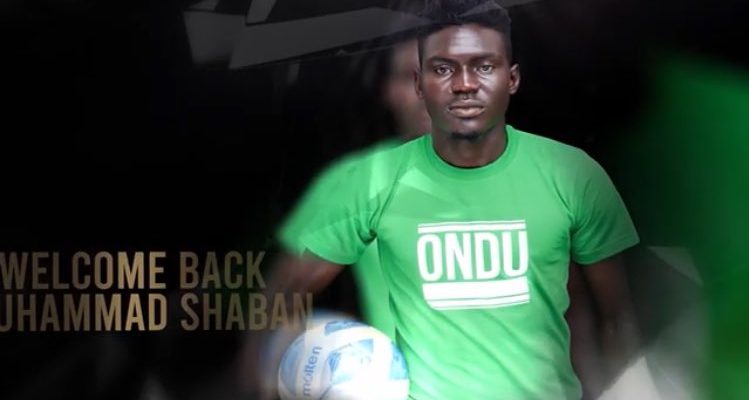 The Touchline Sports - Muhammad Shaban: striker completes move back at Onduparaka