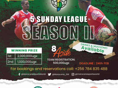 The Touchline Sports - Maracanã Sports World's 5 Sunday League heats up