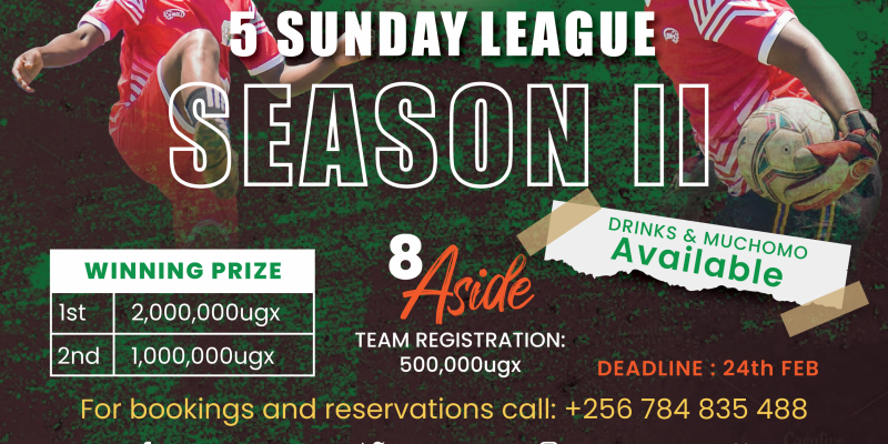 The Touchline Sports - Maracanã Sports World's 5 Sunday League heats up