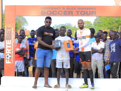 The Touchline Sports - Gulu punters win Fortebet-Alex Muhangi soccer tour