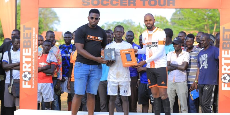 The Touchline Sports - Gulu punters win Fortebet-Alex Muhangi soccer tour