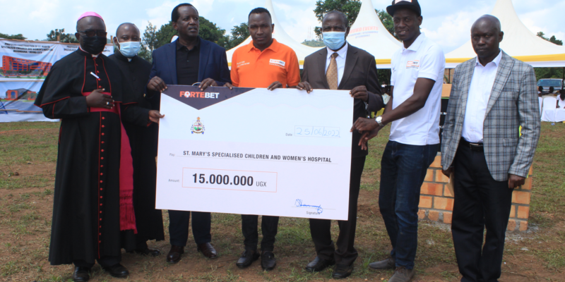The Touchline Sports - Fortebet donates 15M to Hospital construction