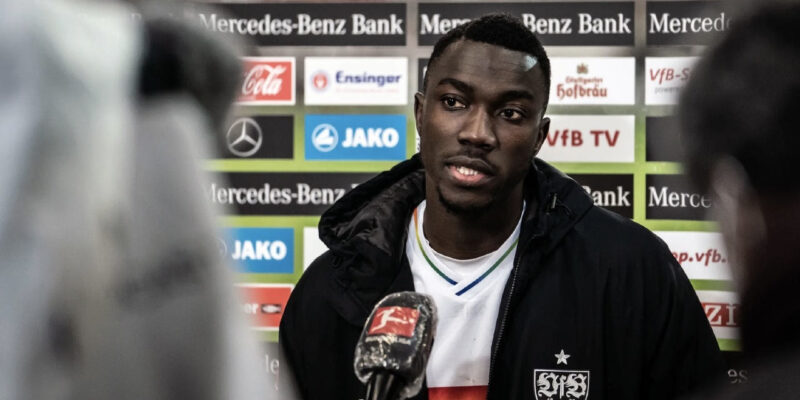 The Touchline Sports - Silas Katompa Mvumpa: Congolese forward eager to help Stuttgart improve