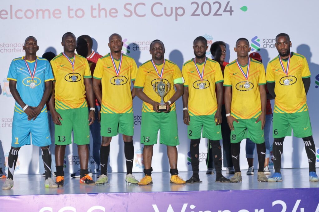 New Vision, a media company won the 2024 Standard Chartered Cup one day Tournament after they edged MTN Uganda 1-0