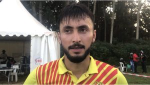 Uganda Captain Riazat Ali Shah in the post match press conference.