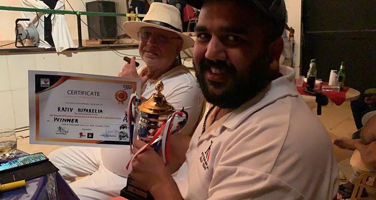 Rajiv and father Sudhir Rupaleria enjoy a moment - Courtesy photo