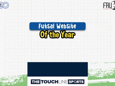 The Touchline Sports website (www.thetouchlinesports.com) has been voted the Best Futsal Website of 2025 by the Futsal Association.